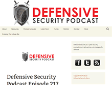 Tablet Screenshot of defensivesecurity.org